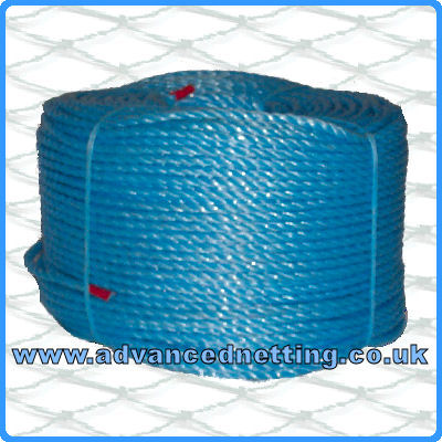 12mm Blue Twisted Splitfilm Rope 220m coil